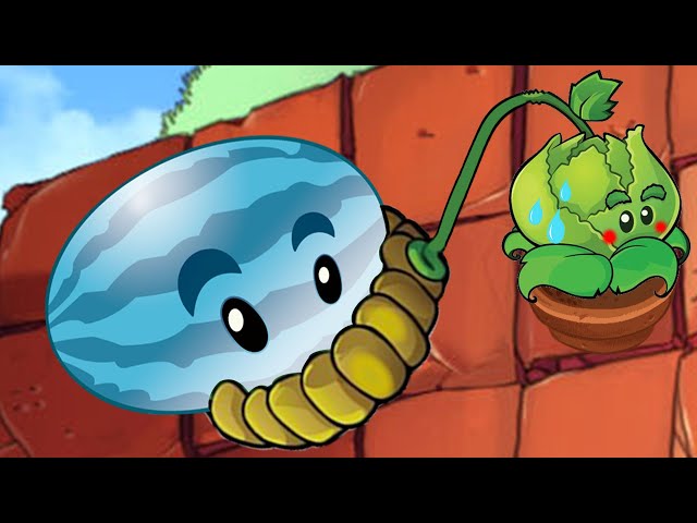 植物大戰殭屍beta版: 扔冰西瓜的捲心菜見過嗎?